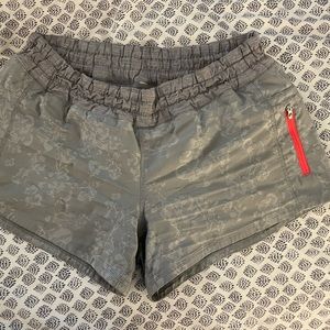 Gray Lululemon Tracker Shorts